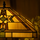 Artisan Amber Tiffany Lamp - view 4