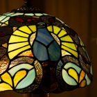 Mystic Leaf Tiffany Table Lamp - view 4