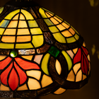 Crimson Bloom Tiffany Table Lamp - view 4