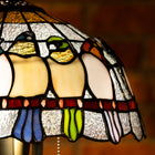 Radiant Ember Bloom Tiffany Table Lamp - view 3