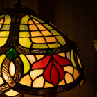 Ruby Garden Tiffany Table Lamp - view 4