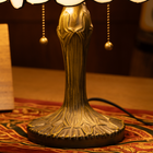 Rose Garden Glow Tiffany Table Lamp - view 5