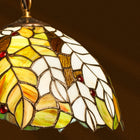 Golden Leaf Whisper Tiffany Pendant - view 3