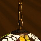 Golden Leaf Whisper Tiffany Pendant - view 4