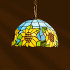 Sunflower Bliss Tiffany Pendant - view 2
