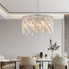 Luxurious Silver Crystal Chandelier -Timeless Elegance & Modern Glamour - view 3