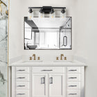Modern Black  Bathroom Vanity Light Fixture (No Bulbs) - view 2