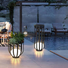 Solar Powered Outdoor Garden Flower Stand Led Garden Planter - view 5