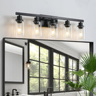 Modern Black  Bathroom Vanity Light Fixture (No Bulbs) - view 5