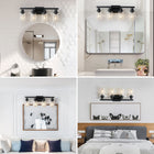 Modern Black  Bathroom Vanity Light Fixture (No Bulbs) - view 3