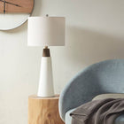 Modern Mid-Century Conical Stand Table Lamp - view 1