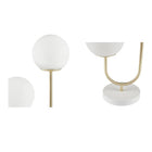 Modern 2-Light Globe Gold Base Table Lamp - view 5