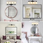 Modern Vanity Bathroom Mirror Light, Frosted White Glass  (Bulb Not Included) - view 4