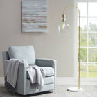 Bell-Shaped Gold Base Floor Lamp - view 1