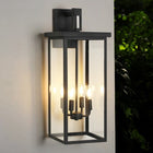 4-Light Black Outdoor Wall Light (No Bulbs) - view 1