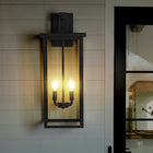 4-Light Black Outdoor Wall Light (No Bulbs) - view 2