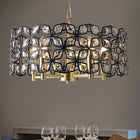 Modern Crystal Chandelier -Luxury Round Ceiling Light Fixture - view 2