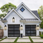4-Light Black Outdoor Wall Light (No Bulbs) - view 4