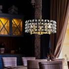 Modern Crystal Chandelier -Luxury Round Ceiling Light Fixture - view 4